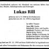 Rill Likas 1930-1993 Todesanzeige